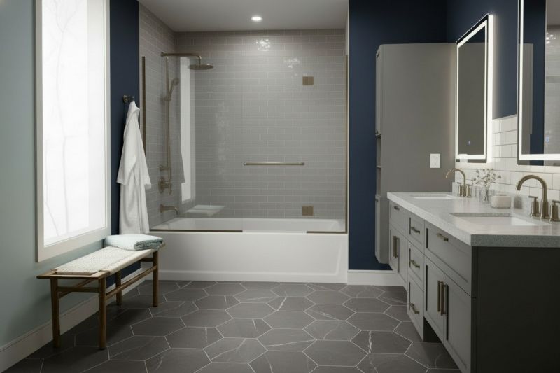 Tub To Shower Conversion